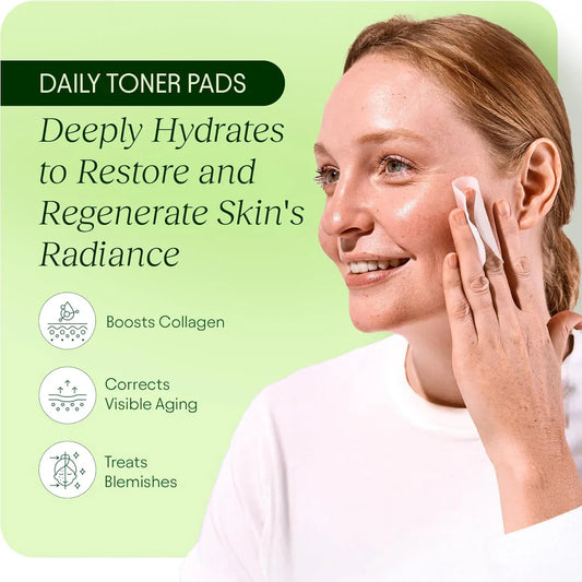 Korean Anti-Aging, Dark Spot & Wrinkle Minimizing Toner Pads